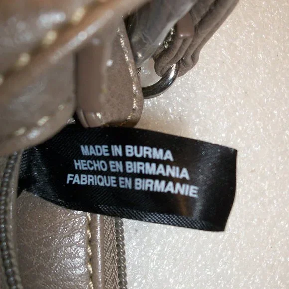 KOLTOV "Sarah" Taupe Faux Leather Satchel NWT 9.5"L x 7"H x 3"D Crossbody Strap - Picture 9 of 14